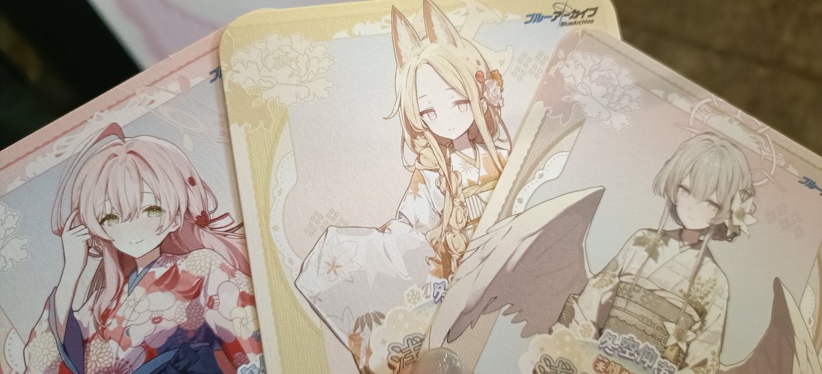 Amane15sub's tweet photo. 【交換】ブルアカ 浅草さんぽ

カフェ特典･コースター
譲）ハナコ/セイア/ナギサ
求）ミカ

⚠ツイフィあります
後日ツイフィ記載場所手渡しor郵送交換
セイア･ナギサは手放す事をかなり悩んでいるため、3:3交換のみ https://t.co/dIyTnsiC0i