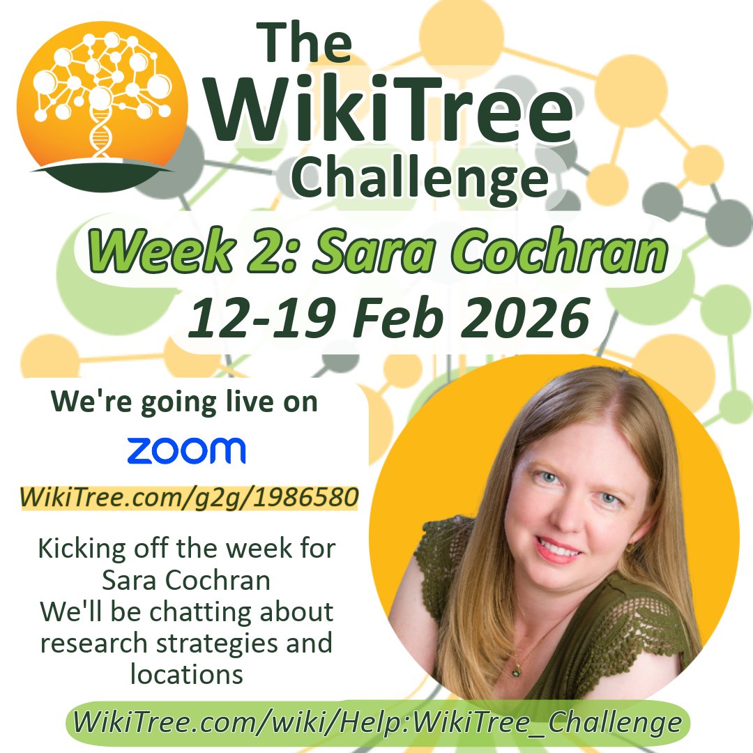 WikiTree Challenge tweet media