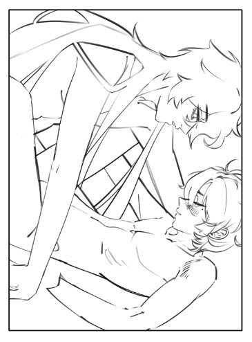 umm i love drawing his hair...