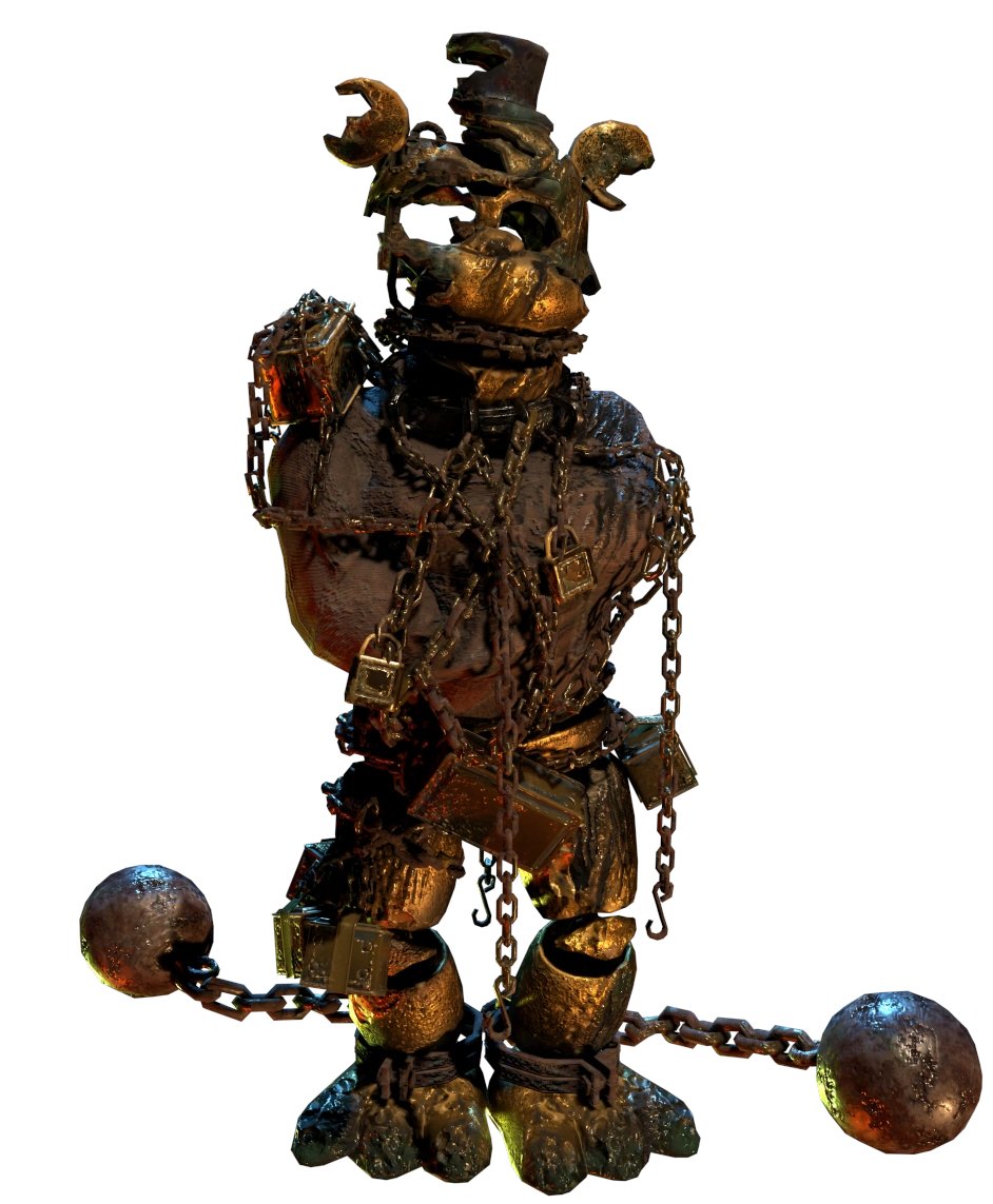 ive always loved this golden freddy skin like i think thats enough chains man hes not going anywhere