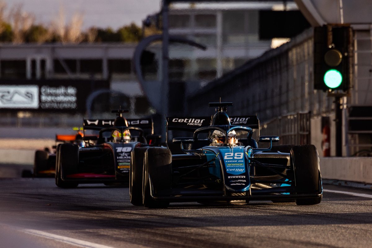 damsracing's tweet image. The curtain falls on three intense days of testing in Barcelona. A amount of work completed and data gathered.

Next stop: Melbourne, as we take on the Albert Park Circuit on March 6th, 7th, and 8th. The countdown begins. 🔜💪🏻

#DAMSLucasOil #f3 #testing #barcelona #racing