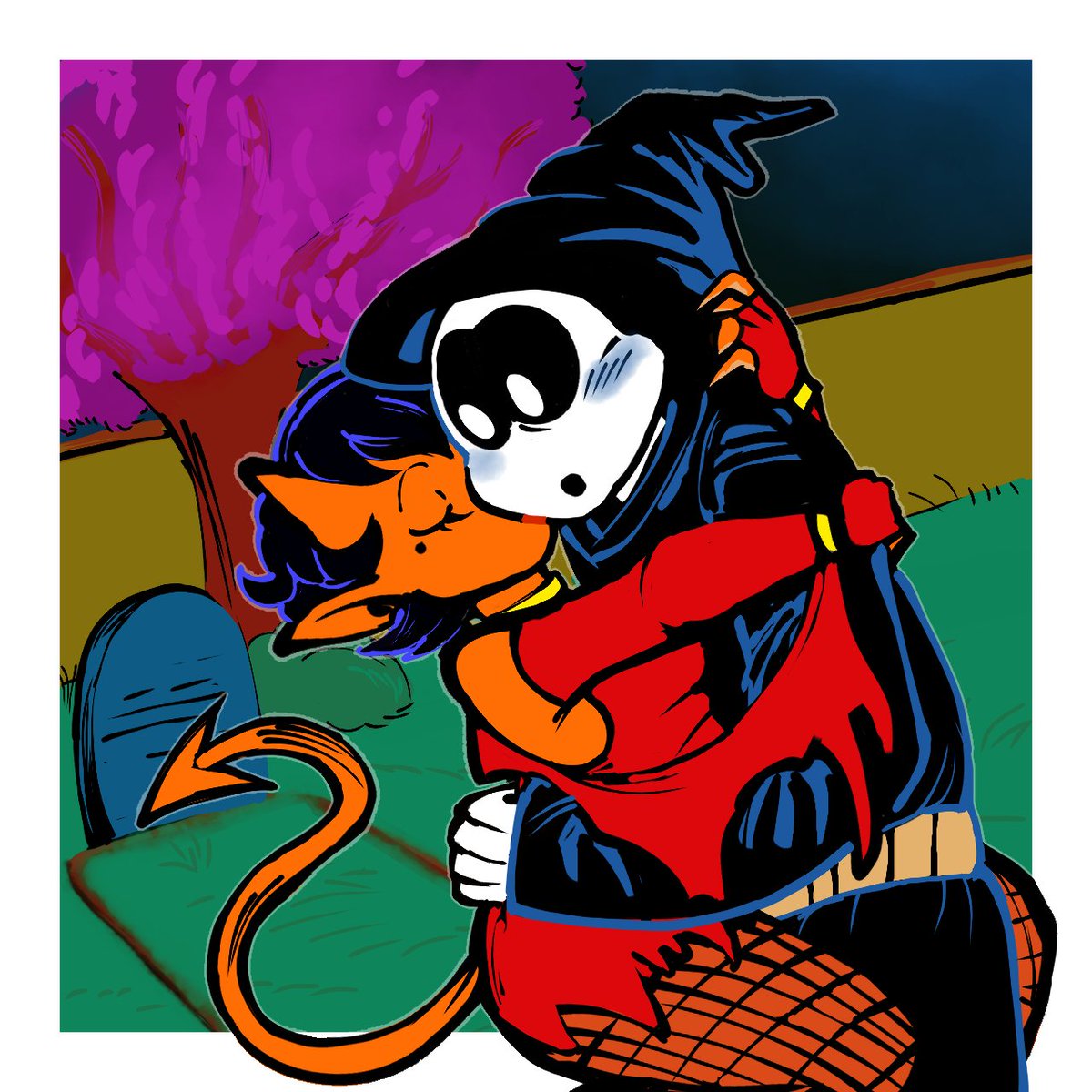 Art-trade com <a href="/deadlyhell_rubi/">💀🫐 ~ Dona Morte's spouse and partner/j</a> !

💀🫐 ♡