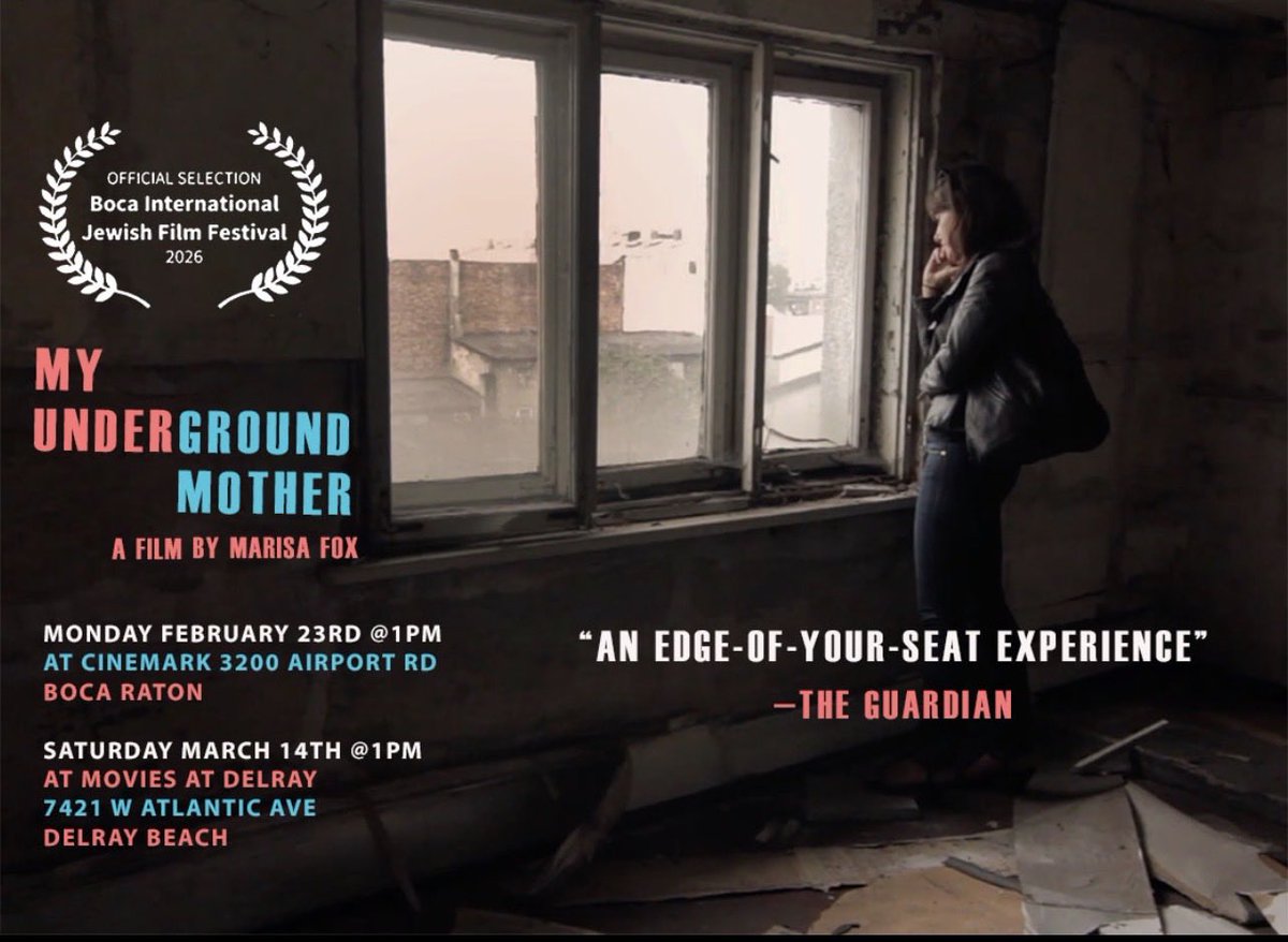 undergroundmom's tweet photo. South Florida friends, 
Join us Feb 22-24th for a pair of festival screenings. 
For tickets &amp; more: 
https://t.co/ct46lvhrJc https://t.co/a8HomfRkmF