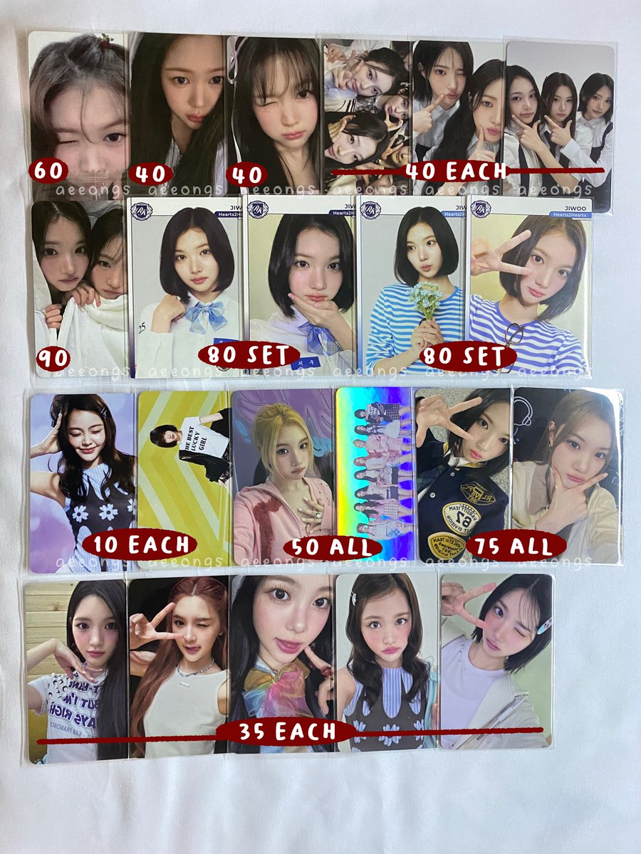 aeeongs's tweet photo. wts / want to sell aab hearts2hearts

𖦹 price on pict (negotiable)
𖦹 yogyakarta, ina. ww must have ina address
𖦹 price exc pack (5k) + adm (12,5% + 1.250)
𖦹 keep event must DP 50%
𖦹 not for sensitive buyer!

t. lfb h2h carmen, jiwoo, yuha, stella, juun, a-na, ian, ye-on https://t.co/BhA0YYOyZq