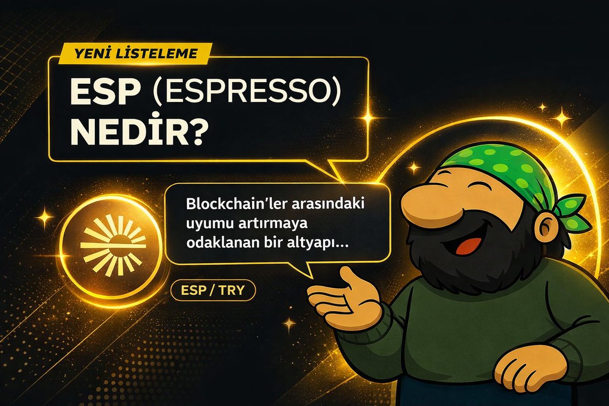 🚨 Kripto dünyasında bazen projelerin ismi bile bize küçük bir ipucu verir.
“Espresso” ( $ESP) da onlardan biri. İsmini duyunca aklımıza önce kahve geliyor ama aslında mesele bambaşka bir yerde.Daha teknik, daha altyapısal ve biraz da blockchain dünyasının geleceğiyle ilgili.