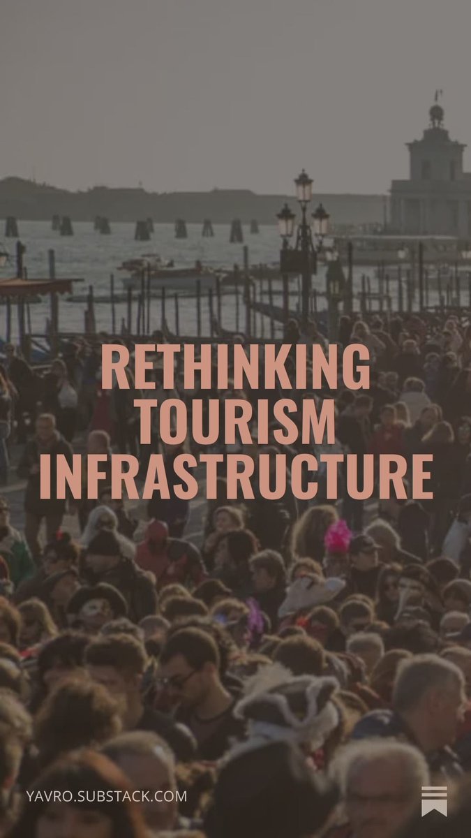 Rethinking #Tourism Infrastructure open.substack.com/pub/yavro/p/re…
Leveraging a hypothetical #technologysolution for real-life benefits ✨ 

" Through innovative simulations, a cutting-edge prototype, and #AI-driven #strategies, we introduce a solution that operationalizes concepts like