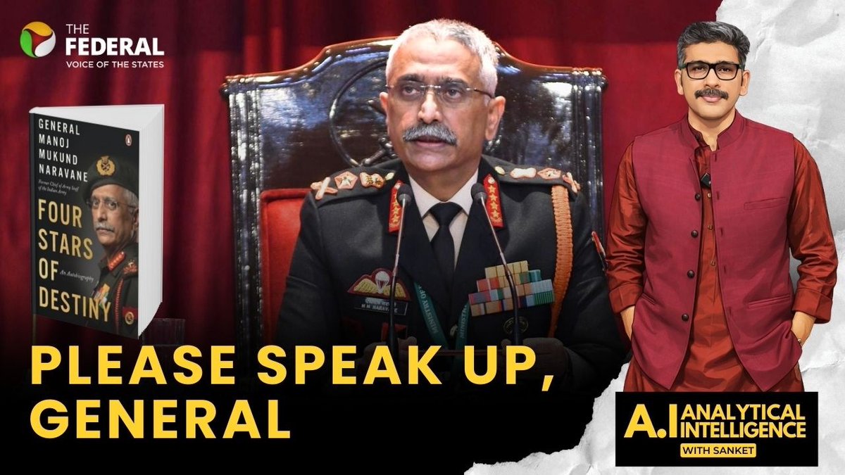 TheFederal_News's tweet photo. Gen Naravane’s Silence On Book & Galwan Affecting Army Morale? | AI With Sanket
WATCH | https://t.co/43SZ72xb0k
For more such videos, subscribe: https://t.co/k4O5y3uUyx
@sanket @MajGenSanjaySoi @YashMor5
#Naravane #Penguin #RahulGandhi #Army #FourStarsOfDestiny #Galwan https://t.co/zvBCqasp7P