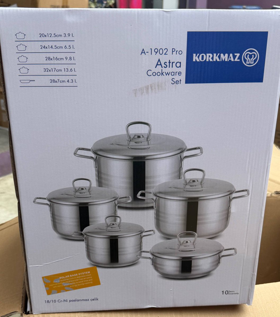 If you are capable buy stainless steel pot oooo
This will not peel or break
First frame 125,000
Second frame (big size) 160,000
Kormaz stainless steel pots
08164467928