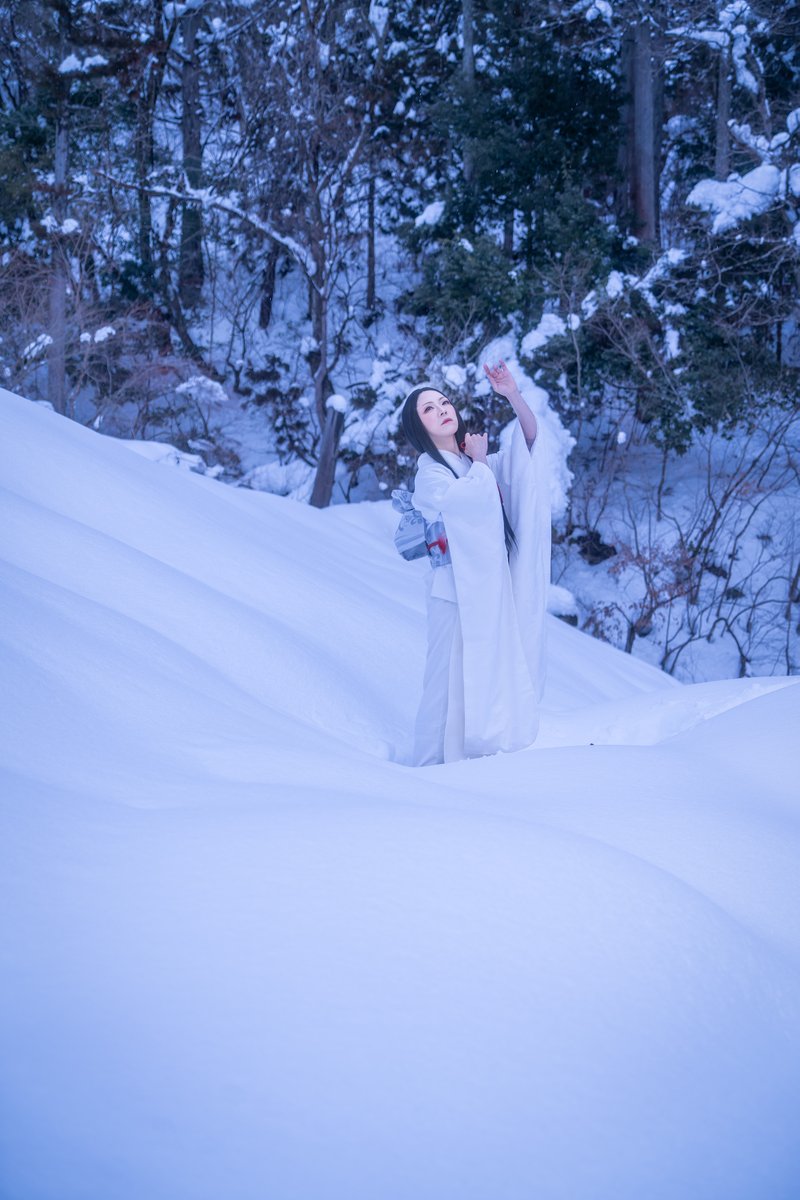【コスプレ】

ここに貴方がいたならば。

創作：雪女
#ラコロールウッディパル 
＃ゆやcos三脚自撮り部