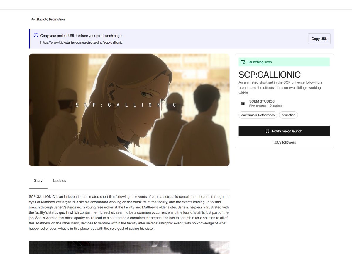 Only 2 days and already more than 1K followers on our #SCP  :Gallionic <a href="/Kickstarter/">Kickstarter</a>  page 😭 . Thank you so much 🙏

The more we have the better chance for it to get shown, so please keep up the awesome work, help us by sharing it with family and friends❤️❤️❤️