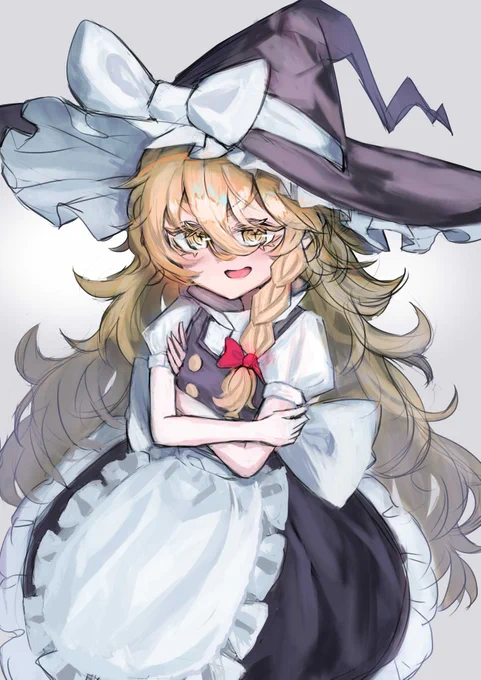 腕組みする魔理沙 #東方 #東方Project