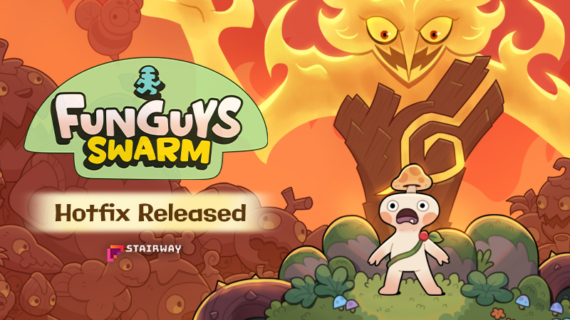 stairwaygames's tweet photo. Yo, Funguys! @Funguys_Swarm  Hotfix 0.5.2-Early Access+180011 is now live! 

This hotfix address the issue with the Starpath quests. We're also actively investigating the crash and lag issues.

Check out the changelist here: https://t.co/YtJjhavCfq https://t.co/eENb4AuwFf