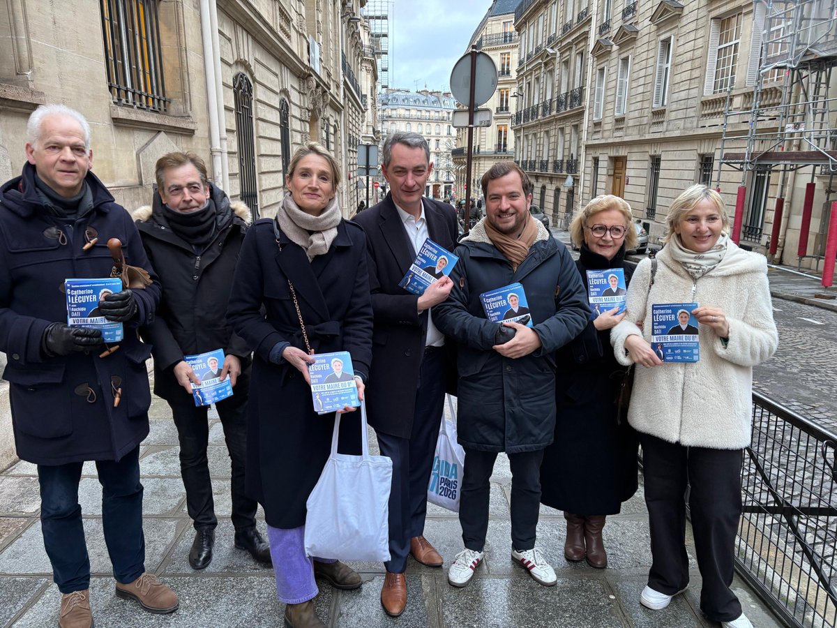 LECUYERCatherin's tweet image. En campagne @PourDati2026 #Paris8 Vivement l'alternance!!