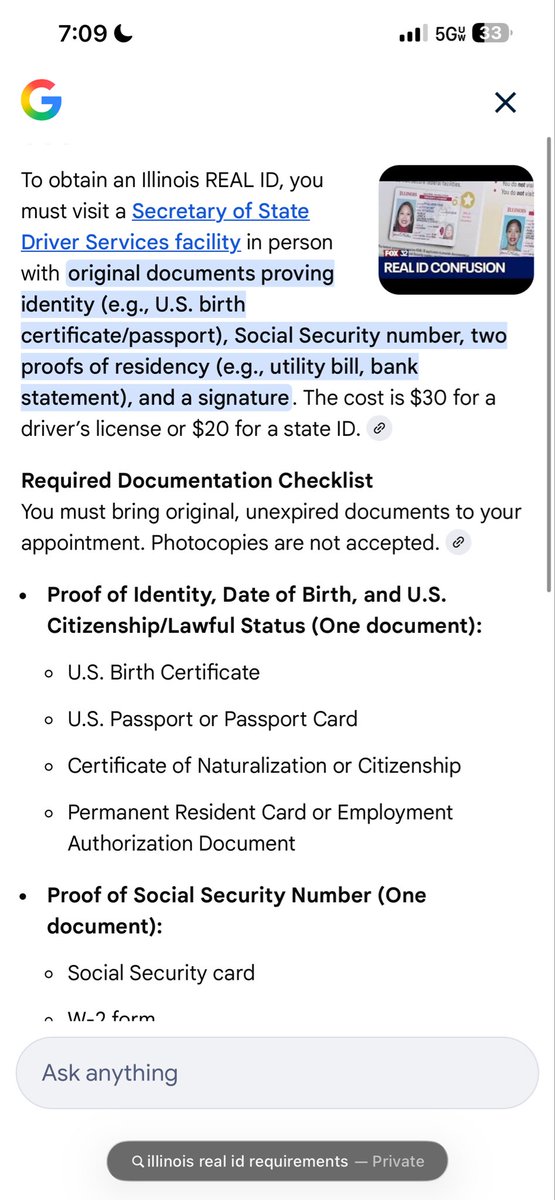 We keep talking about the save act and voting suppression. It is the same requirements if you want a real id. 
Also read what you can’t do without a real id. 84% of the country wants this it’s not political. 
<a href="/elonmusk/">Elon Musk</a> how come know one is talking about this.