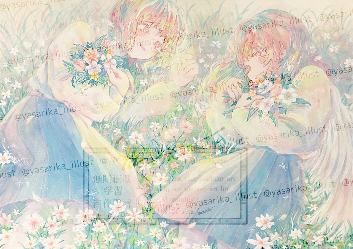 私はこういう絵を描いています アクリルガッシュで描きます✨️