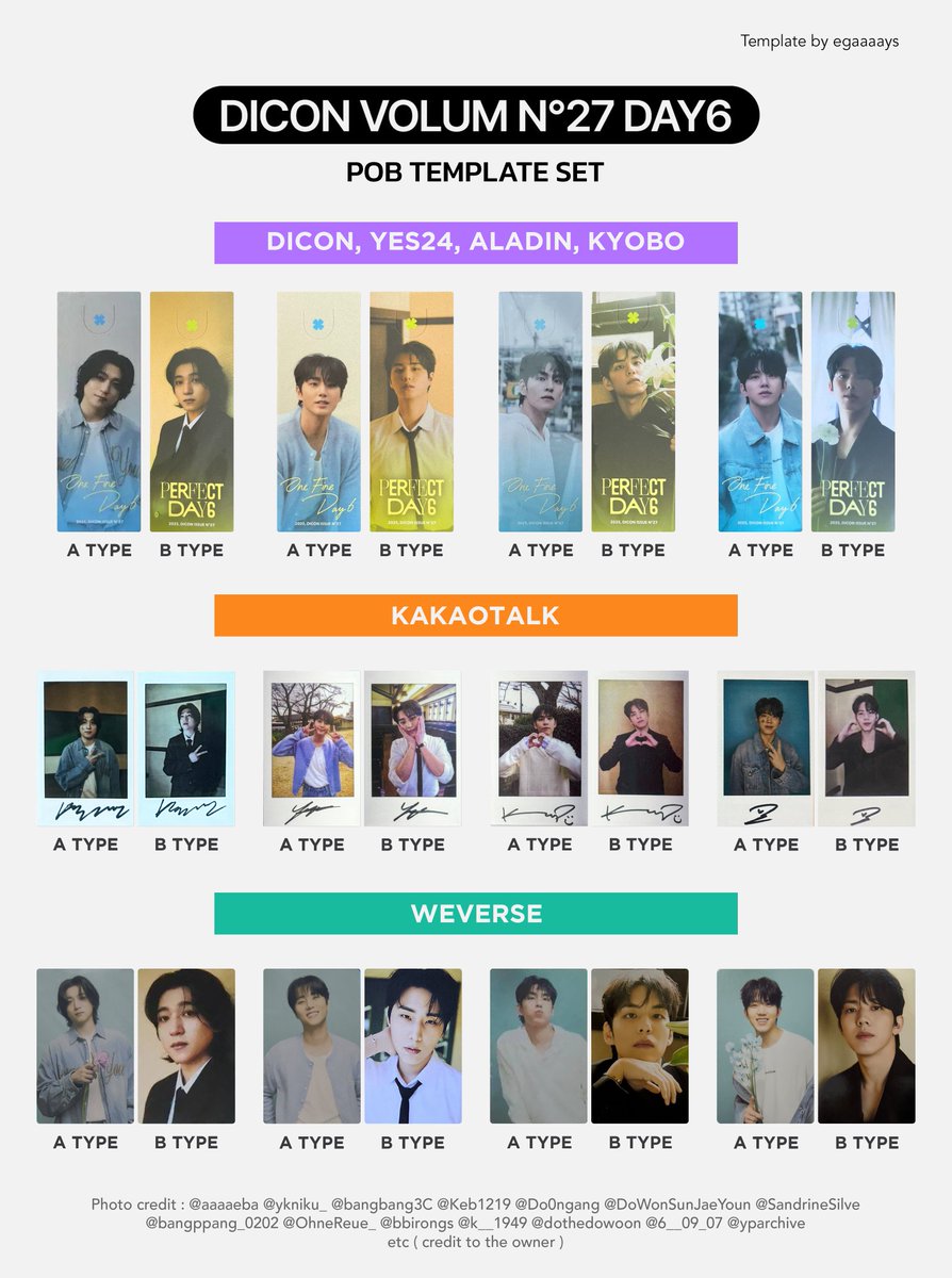 Yonkbrid6's tweet photo. TEMPLATE SET
๐๐๐๐๐ ๐๐๐๐๐ ๐ยฐ๐๐ ๐๐๐๐
#ONEFINEDAY6
#PERFECTDAY6
Photo credit to the owner https://t.co/clyXKlz7is
