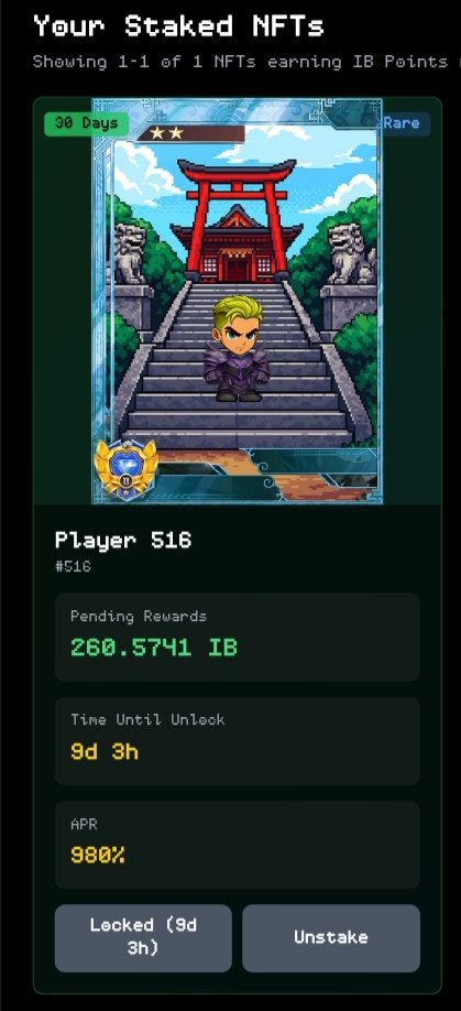 Entering Day 21/30! <a href="/isekaiblade/">Isekai Blade ⛩️</a> staking progress is getting even more "Juice" 🥶

Today's update:
✅ Reward: 260,5741 IB
✅ APR: 980%
✅ Time remaining: 9 days left!

my plan after unlocking is to immediately re-staking it again to get the best results.

#IsekaiBlade