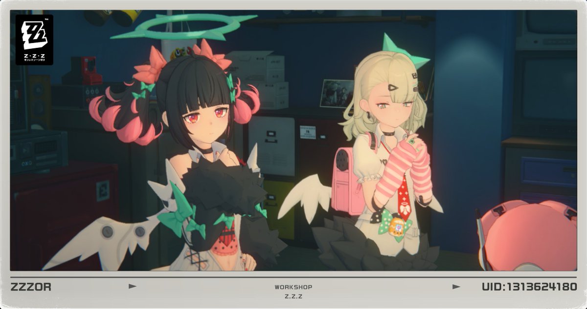 ダウンするアリア。 それを見守る千夏と南宮羽 #ゼンゼロ #ゼンレス