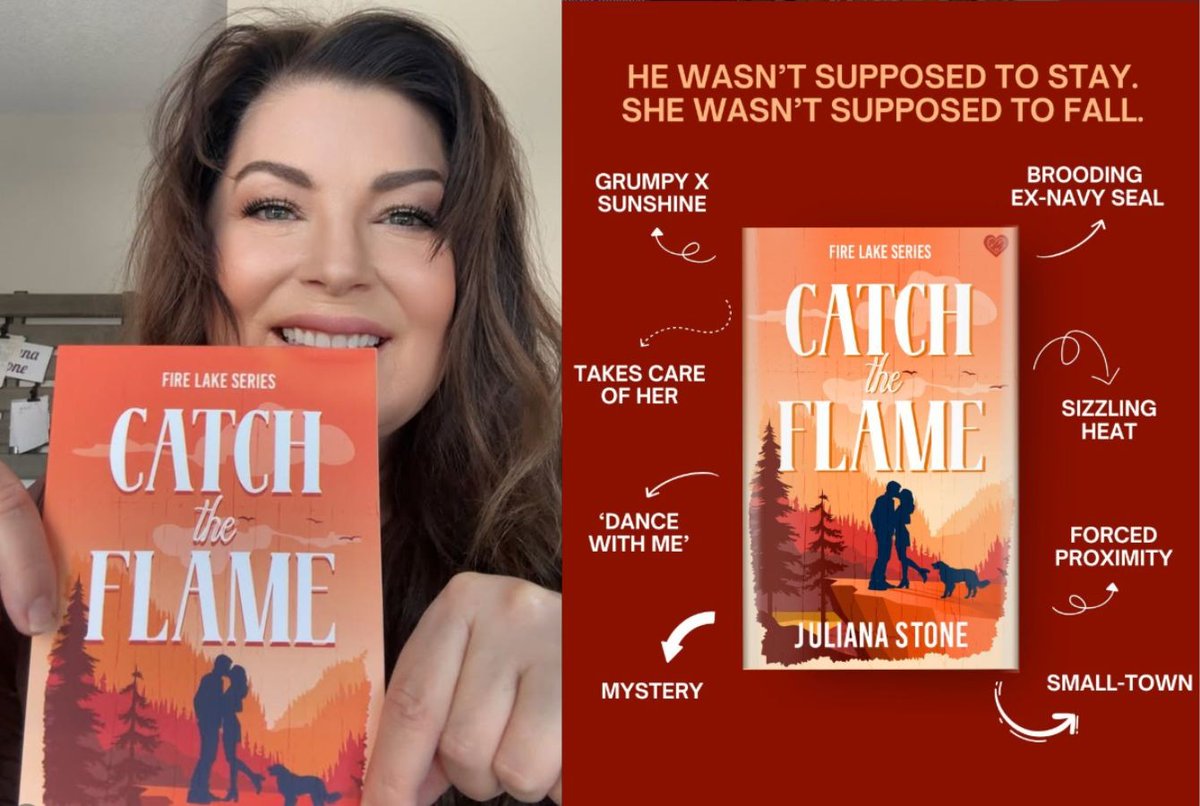 lblaUK's tweet photo. Happy Publication Day @Juliana_Stone ! π₯³
#CatchTheFlame, a brand-new sizzling, small-town, grumpy sunshine #romance and Book 1 in Fire Lake series is out today from @ChocLituk π§‘π₯
Get your copy here: https://t.co/FVxkIirFih
@BeckySlorach https://t.co/nfisJOQy9v