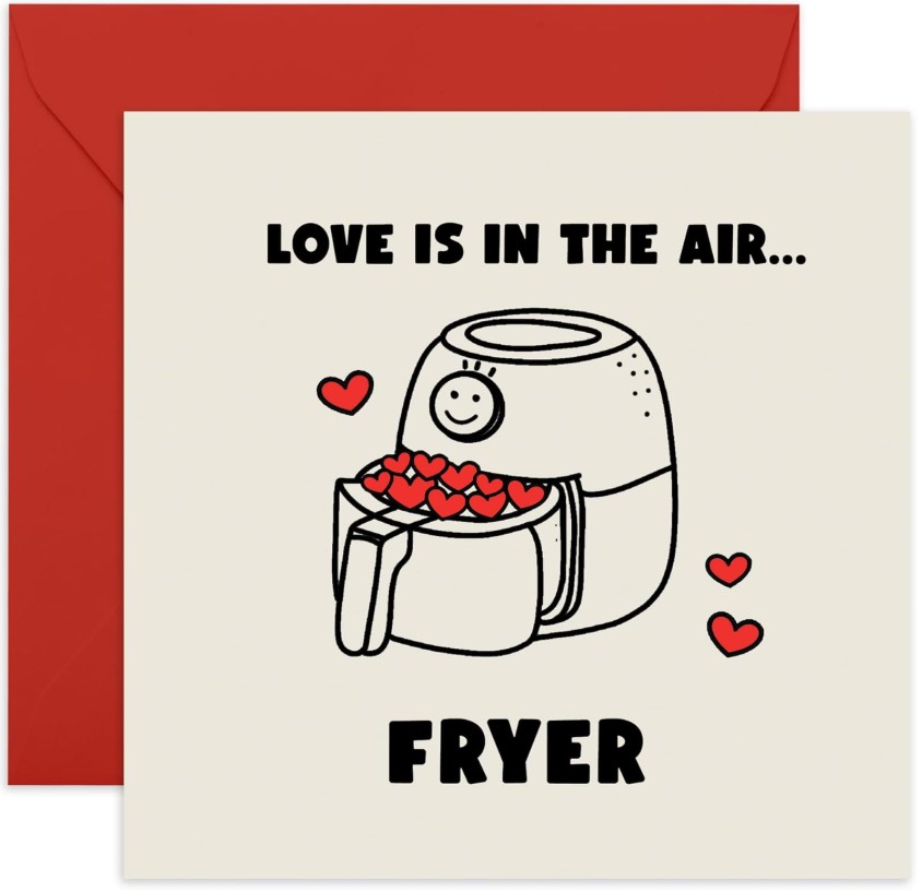 AirFryerUk's tweet photo. If your partner doesn’t understand your relationship with your air fryer… are they even the one? 😅

Which Valentine's card wins?
1️⃣ Love is in the Air… Fryer
2️⃣ I love you more than you love the air fryer
3️⃣ Happy Valentine’s Day Air Fryer Queen

#ValentinesDay #AirFryerLife https://t.co/umEEucWKW9