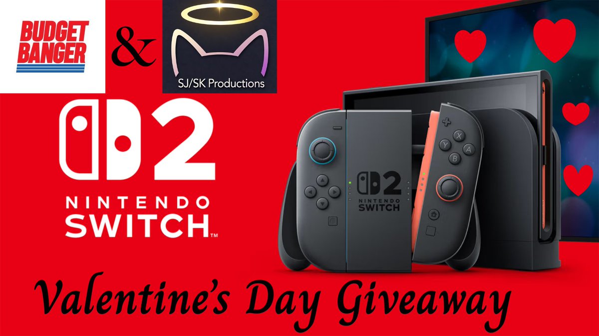 stonerjesus420's tweet image. 🚨💘 It's GIVEAWAY TIME! 🫶🚨

You can WIN a Nintendo Switch 2!

Here's how:

- Follow @budgetbanger and @SJSK420 
- Like and repost this post
- Tag someone in the comments you'd like to have a smokin' game night with!

A winner will be picked at random and announced on the 15th,