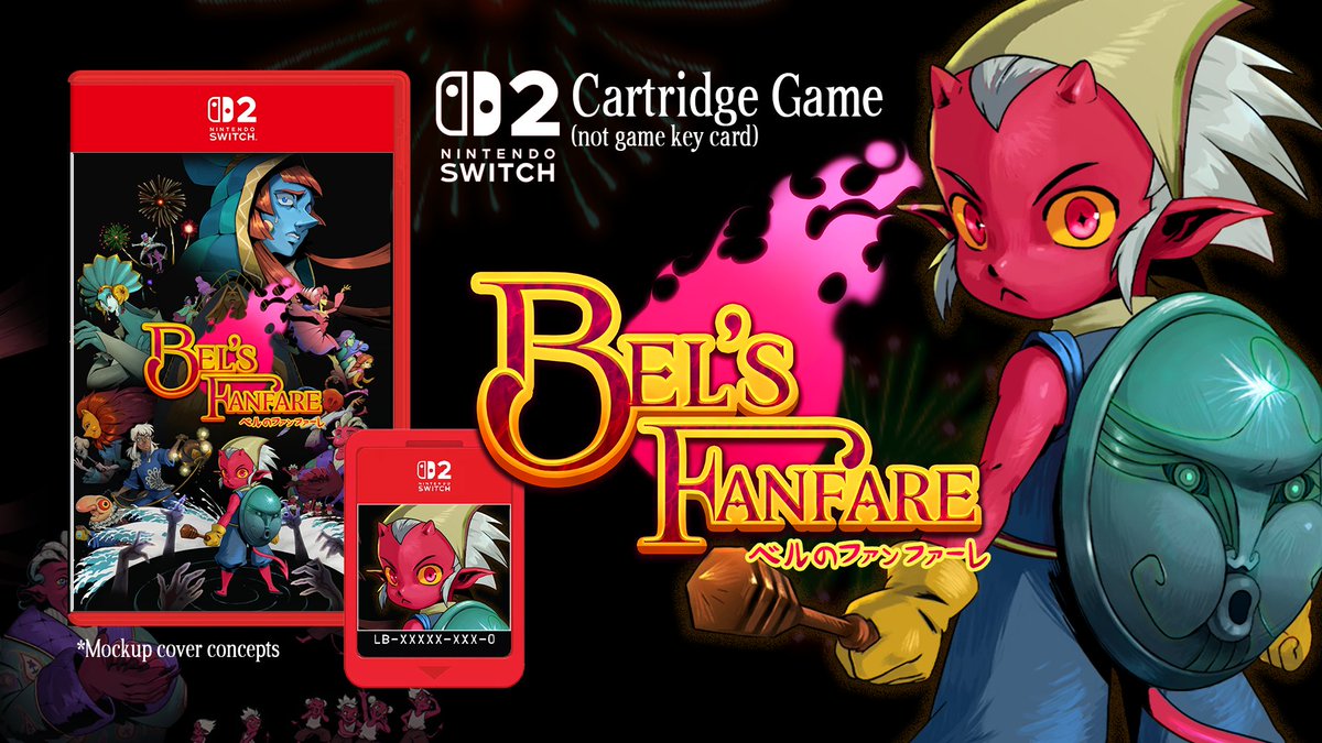 Oh, yes! Bel's Fanfare Nintendo Switch 2 Physical Edition will be a regular cartridge, not a game-key card