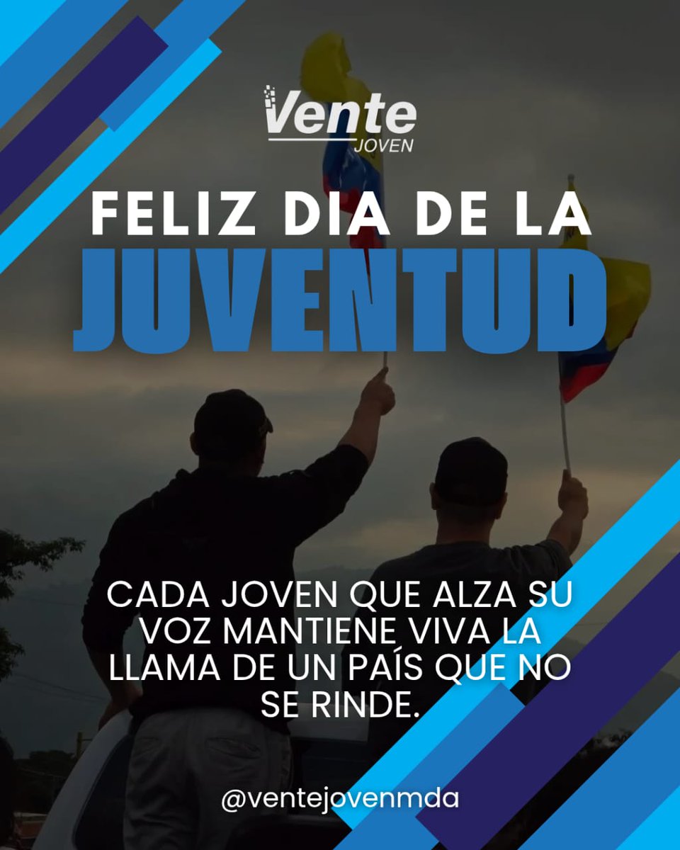 Hoy queremos celebrar a quienes, como nosotros, creen en la fuerza transformadora de la juventud venezolana. Somos una generación que no se conforma, que cuestiona, que propone y que sigue adelante incluso cuando el camino parece cuesta arriba todos.