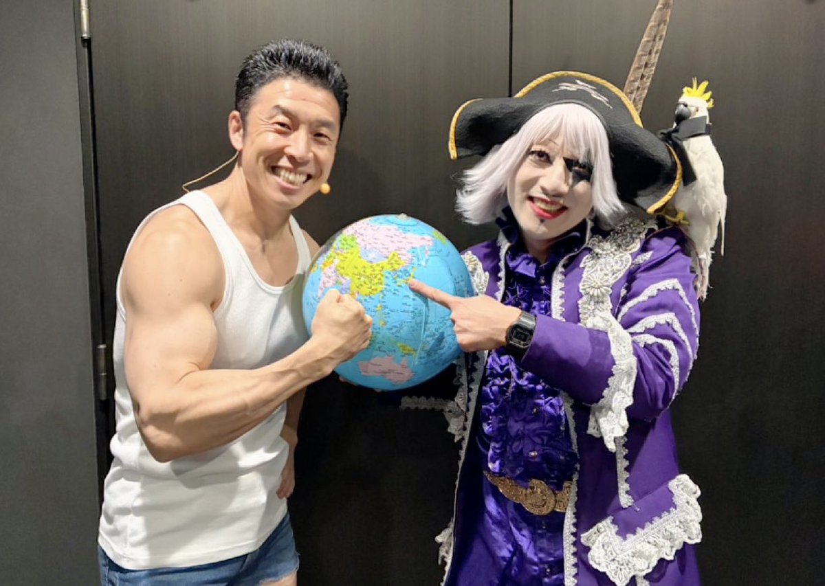 なかやまきんに君さんも一緒でした💪💪💪 同い年なんですよ🥳🎉✨