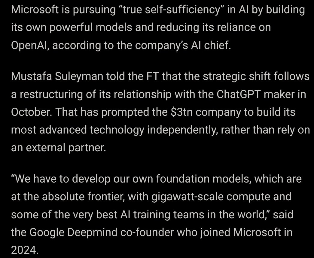 $msft is done taking victory laps! Realize they need to do what  $goog is doing.