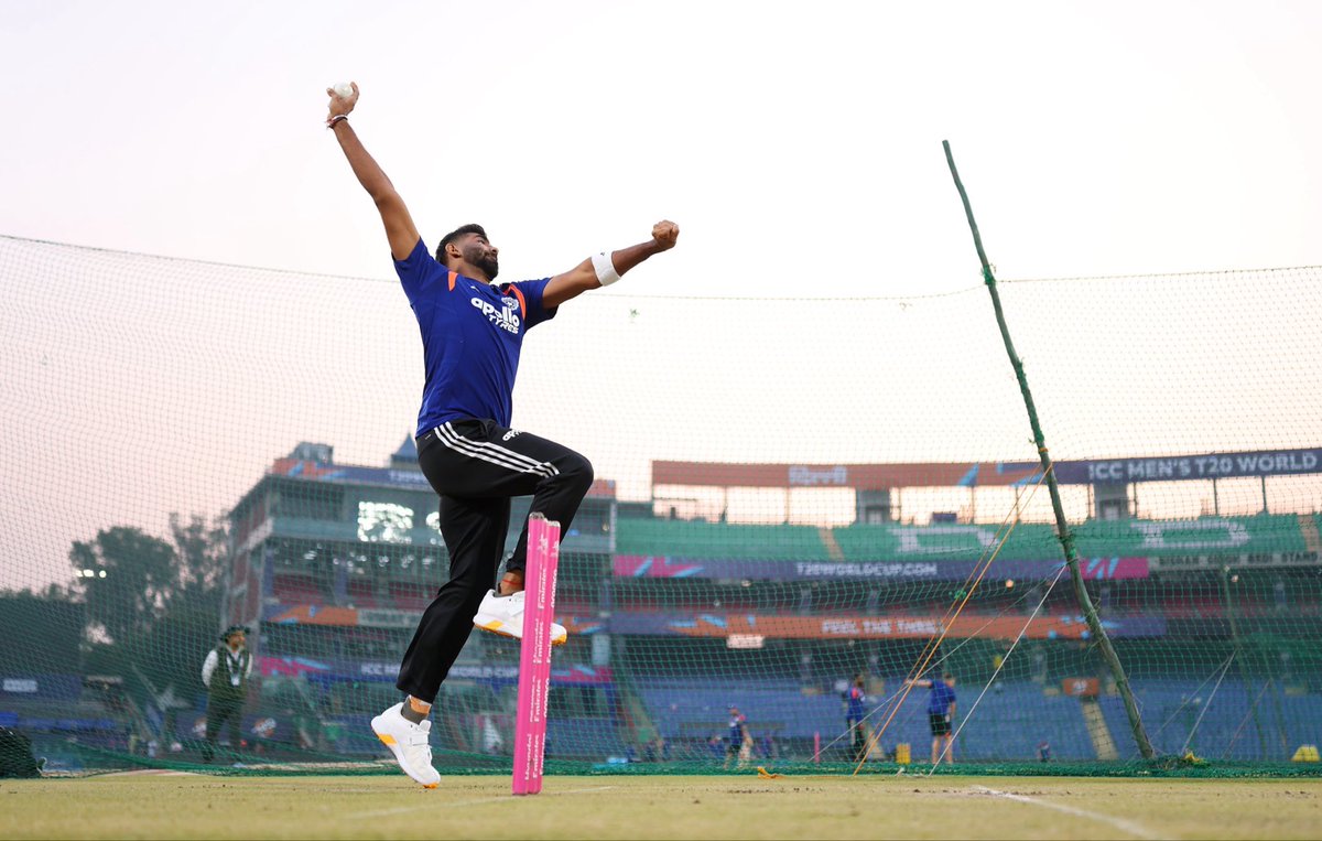 All set for Match No. 2⃣ 😎💪

All the best #TeamIndia 

#T20WorldCup
  #MenInBlue
  #INDvNAM