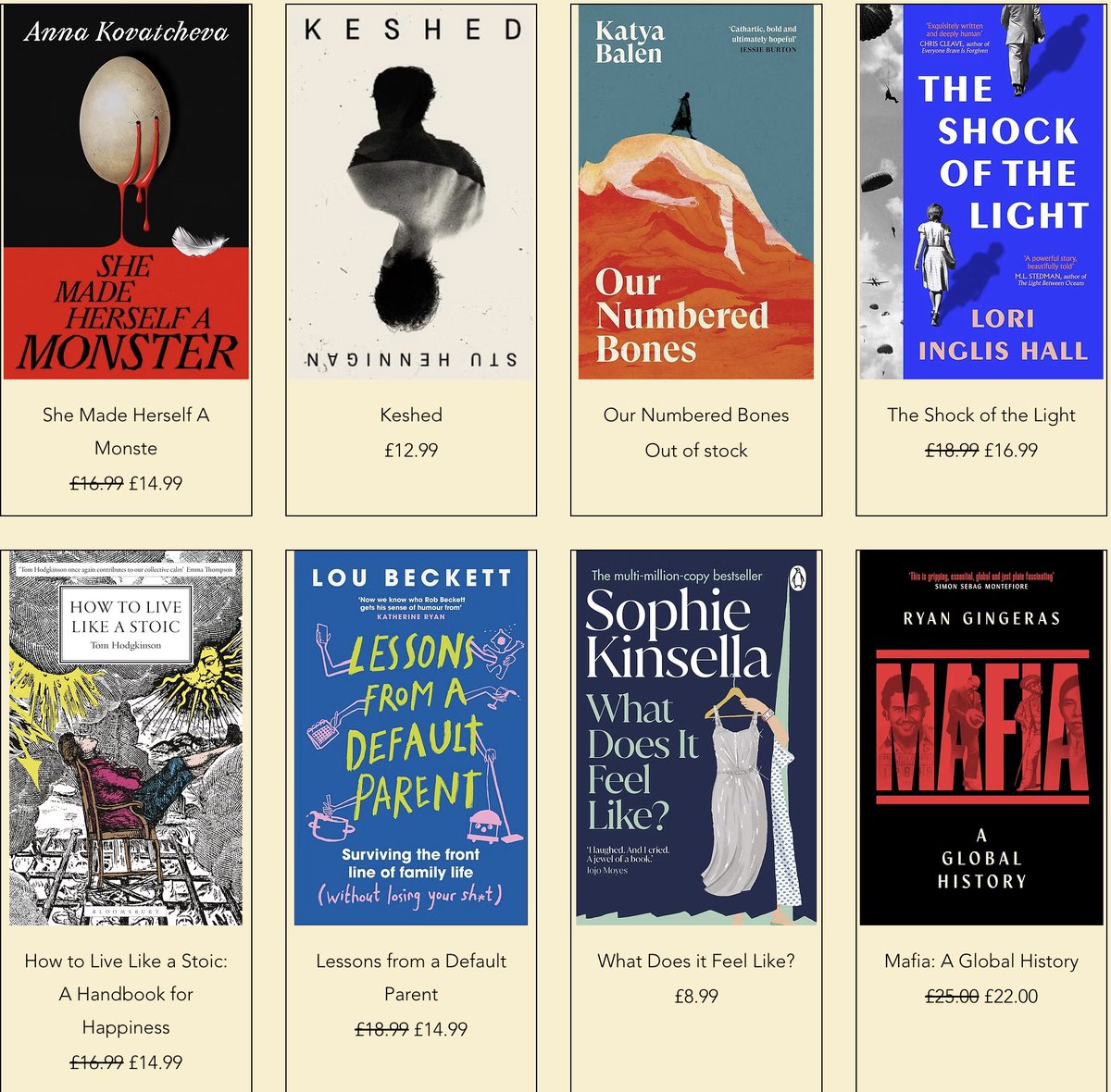 foxlanebooks's tweet image. It’s a BIG publication day today📚✨

Look at all of these incredible new books… and look how many are SIGNED✍️🔥

Treat your shelves to something special and browse all the brand new releases here:
 foxlanebooks.co.uk/new-in

#PublicationDay #NewBooks #SignedBooks #IndieBookshop