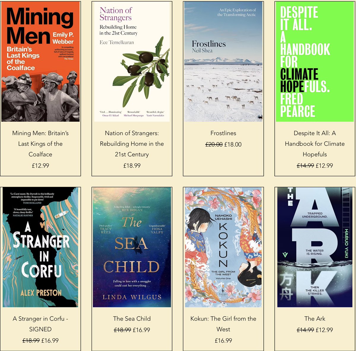 foxlanebooks's tweet image. It’s a BIG publication day today📚✨

Look at all of these incredible new books… and look how many are SIGNED✍️🔥

Treat your shelves to something special and browse all the brand new releases here:
 foxlanebooks.co.uk/new-in

#PublicationDay #NewBooks #SignedBooks #IndieBookshop