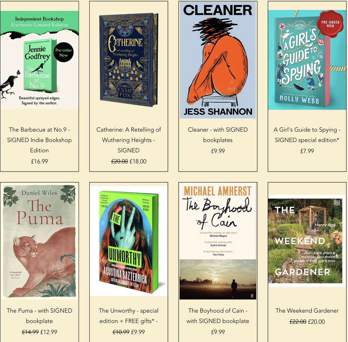 foxlanebooks's tweet image. It’s a BIG publication day today📚✨

Look at all of these incredible new books… and look how many are SIGNED✍️🔥

Treat your shelves to something special and browse all the brand new releases here:
 foxlanebooks.co.uk/new-in

#PublicationDay #NewBooks #SignedBooks #IndieBookshop