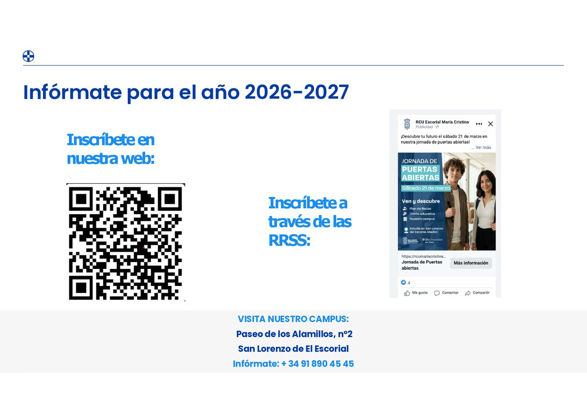Real Centro Universitario Escorial María Cristina tweet media