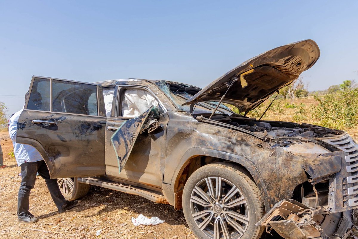 deejayaggreyGh's tweet photo. Just In: Education Minister Haruna Iddrisu and Hon. Mohammed Adams Sukparu (Deputy Minister for Communications) Involved in Road Accident; Both Safe https://t.co/Vn8RTFtr5F