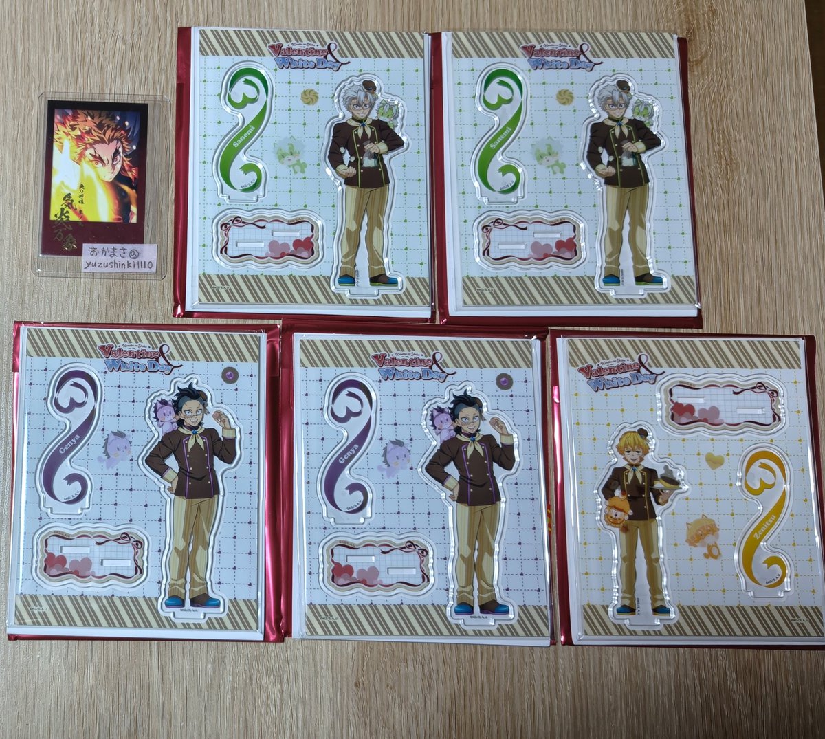 【交換】鬼滅 バレンタイン＆ホワイトデー2026 アクスタ

【譲】実弥 玄弥 善逸

【求】煉獄>行冥 炭治郎

23日池袋手渡し
(予定があるので時間要相談、今の所は午後になりそうです)

実弥は煉獄とのみ

よければお声掛けください