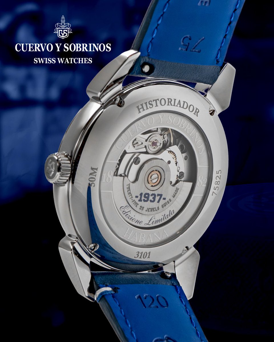 HCAP1937's tweet photo. ⚪️🔵 Disponibile in pre-order l’orologio Cuervos Y Sobrinos edizione limitata “1937” ⌚️

Tutte le info e ordinazioni ➡️ https://t.co/25Igh663yx https://t.co/VLmvnQRcCC