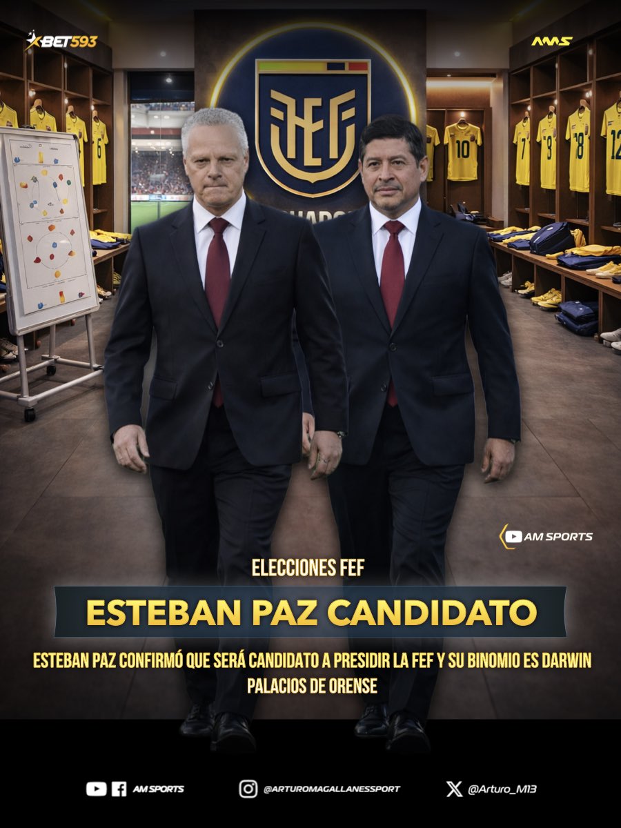 Poderoso binomio que se armó para recuperar/liberar a la FEF.

Esteban Paz y Darwin Palacios