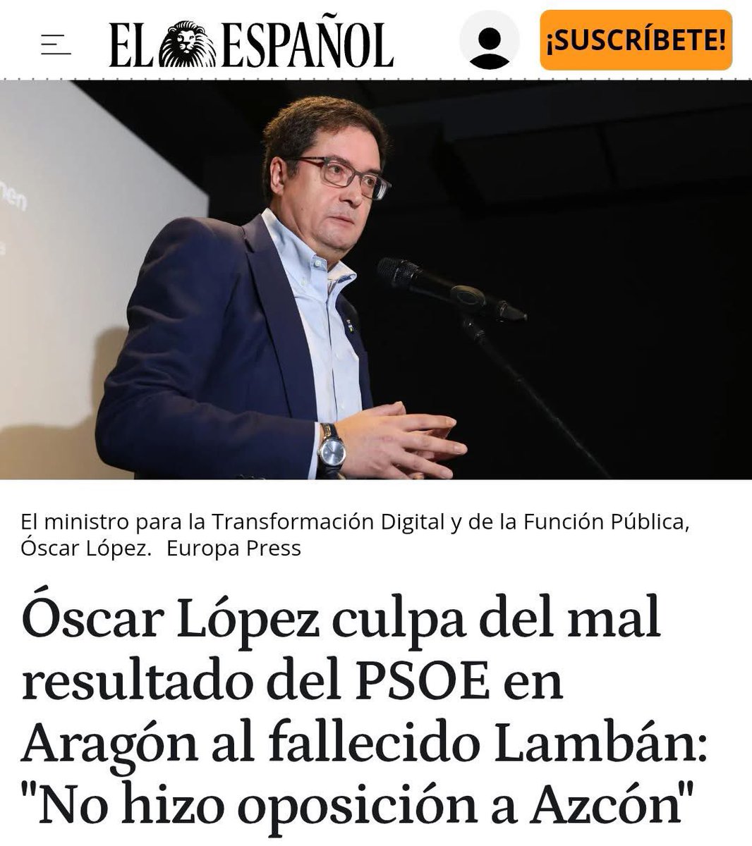 Hay que ser miserable… <a href="/oscarlopeztwit/">Oscar López Agueda</a> <a href="/PSOE/">PSOE</a>