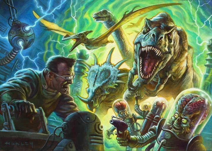 monsterasiazero's tweet image. #marsattacks #dinosaursattack
Mars Attacks Occupation By Alex Horley