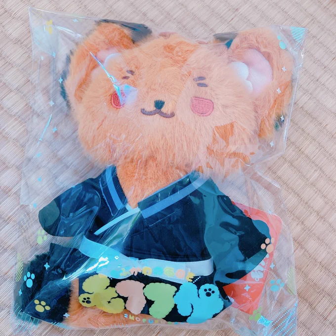 ちなみにこの日はこれももらった。黒崎のもふふさチャン〜!!エーンかっわいい〜!!!わたしの過去ジャンルの大推し〜!!!おててのにくきう色〜!
