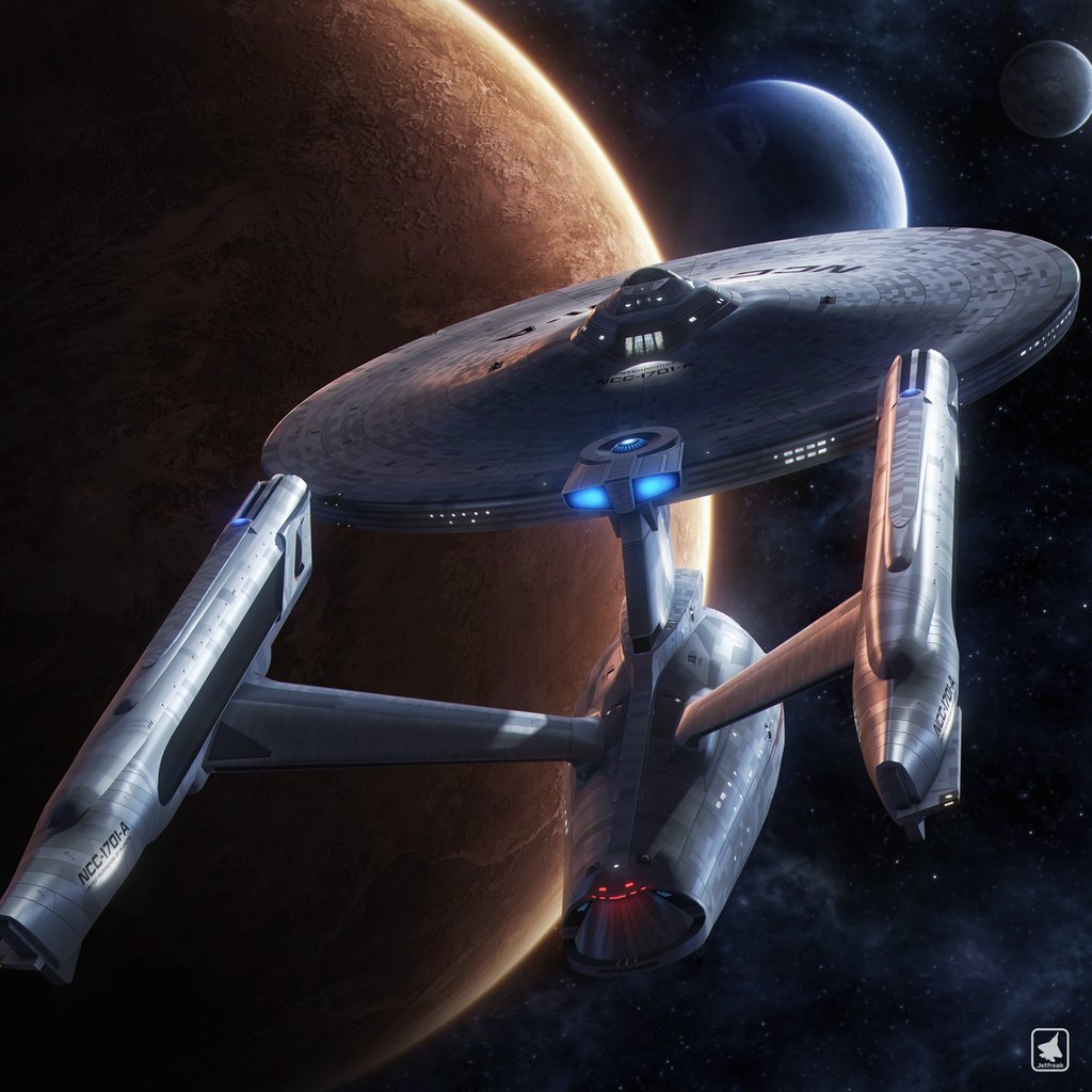 The Tallest Ship ⚓️

Back in action for Star Trek V: The Final Frontier (1989), the newly launched Enterprise-A races to the planet Nimbus III. Facing the enigmatic Sybok and his band of wayward fanatics.

#startrek #allstartrek