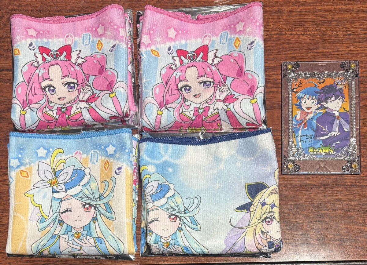 交換】名探偵プリキュア たんプリ しまむら クローズドミニタオル