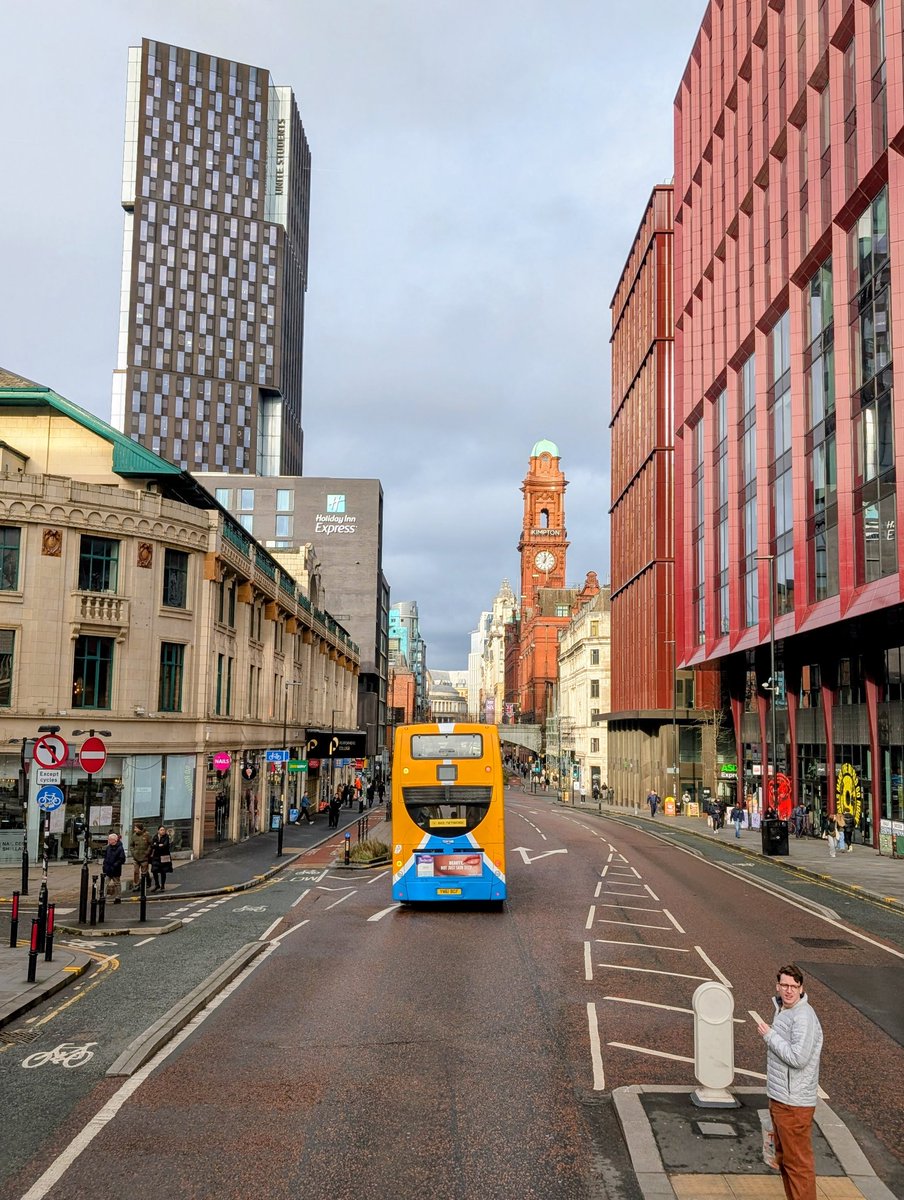 Oxford Road in Manchester.