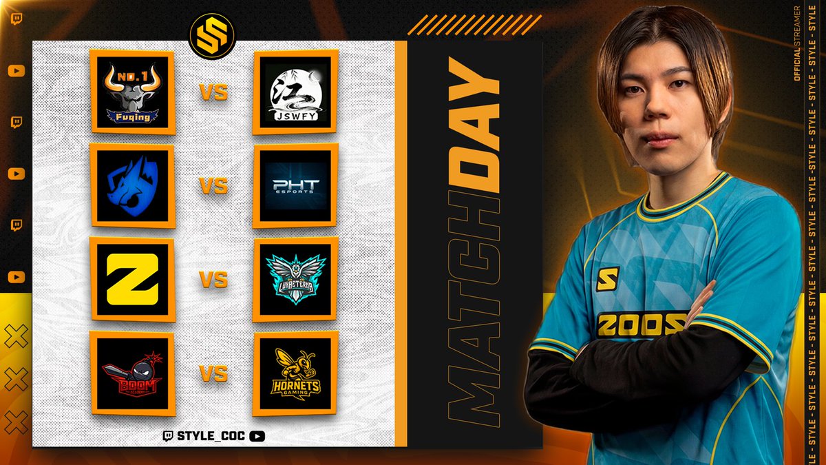 🥳 LIVEEEEEEE!

Se viene Día espectacular con 4 Guerrazas seguidas! El mejor competitivo donde siempre! 😎

🏆 Strategic Battle - Shifters Cup

✅ FuChing NO.1 🆚 JSWFY
✅ Team Elektros 🆚 PHT Esports
✅ Zoos Esports 🆚 Lux Aeterna
✅ Boom Academy 🆚 Hornets Gaming

TODO el MUNDO