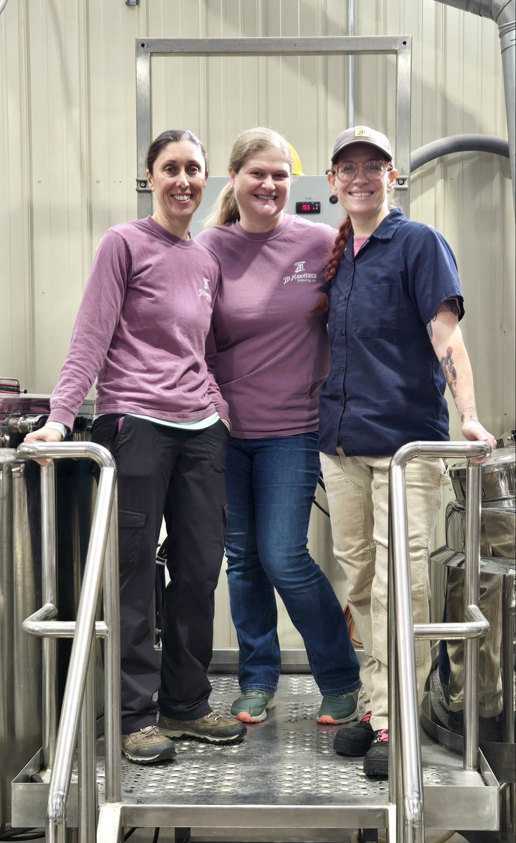 Brewer Jenn had some help yesterday from Kasi and Liz, that can only mean one thing…Who Run The World Vol 8 is in the tanks!

Our Women’s Day release party is on March 8th! So mark your calendars!

We have Elevated wood Fired Pizza here tonight from 5-8pm!