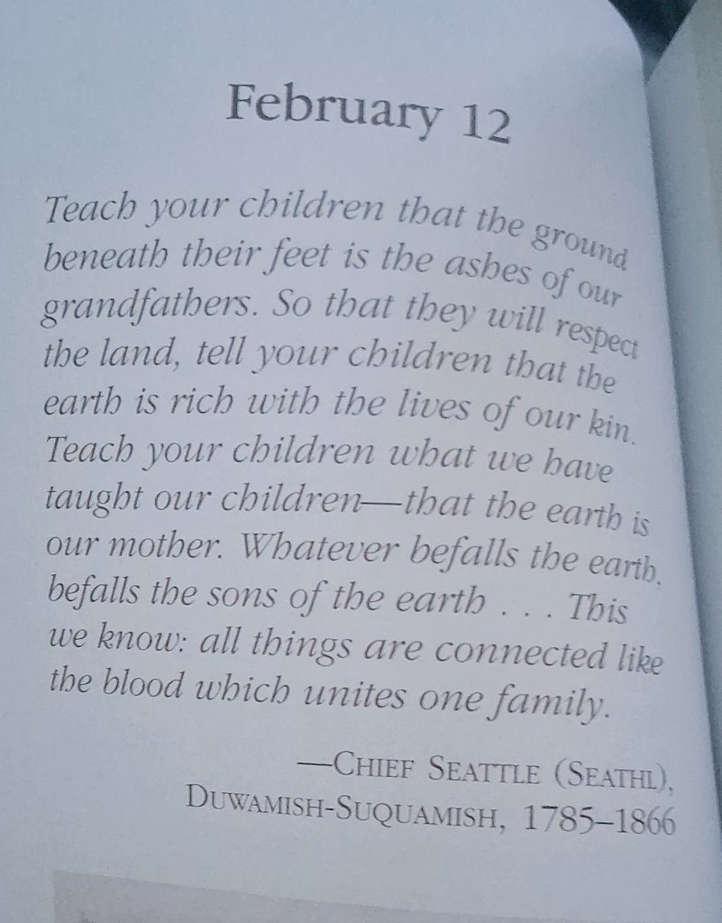 05Vamp's tweet photo. Good Morning All here's today's Reading for February 12 I hope everyone day is well I like this one and how we teach children with respect and honor and how we share what we have learned to them. Be safe and warm! https://t.co/YCMFotTayJ