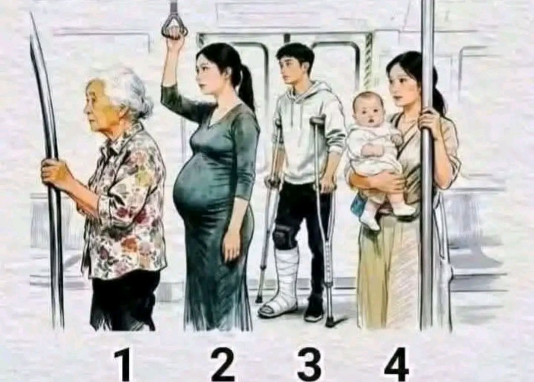 Who would you give a seat to?