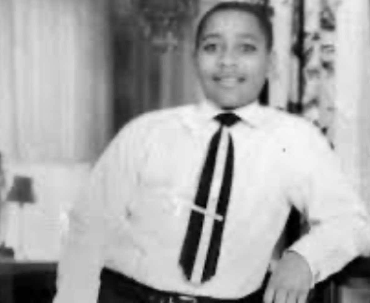 Emmett was 14 when he was kidnapped tortured and murdered. 

When Emmitt was finally found he had a bullet hole in the head, one of his eyes was gouged out and he had other wounds. The savage racist animals wrapped barbed wire around his neck and weighted him down with a cotton