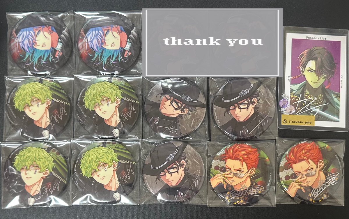 買取 譲渡 パラライ Paradox Live 6周年 缶バッジ 【譲】直明 珂波汰